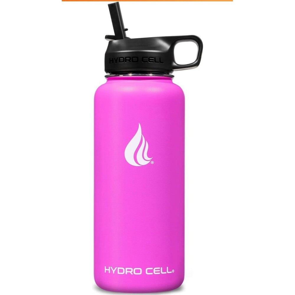 Hydro Cell Stainless Steel Double insulated Flask Fuchsia 32oz hot/cold drinks